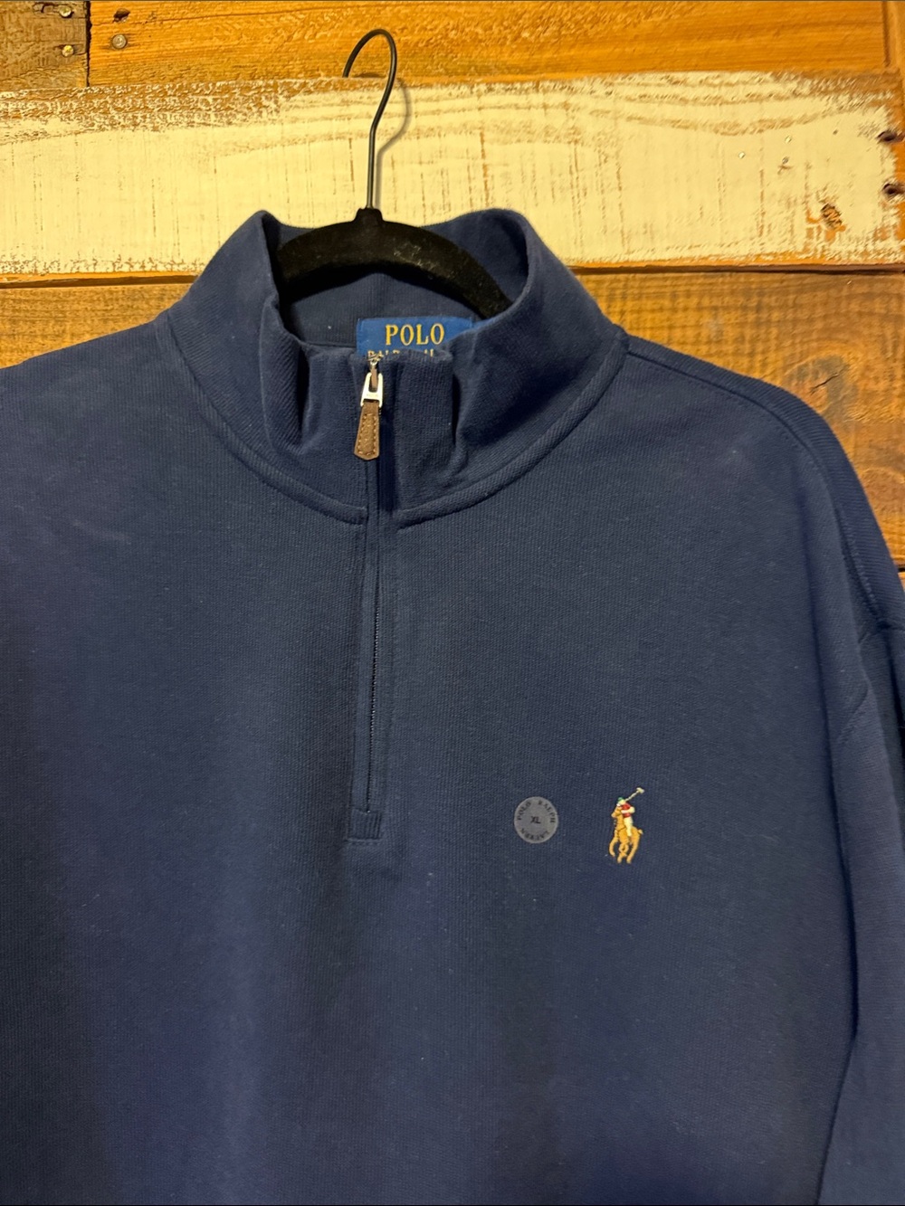NWT Polo Ralph Lauren Estate-Rib Quarter-Zip Pullover - Picture 6 of 7